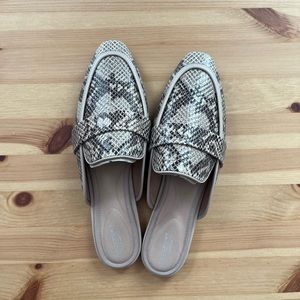 leather mules (nwot) | rockport (total motion)